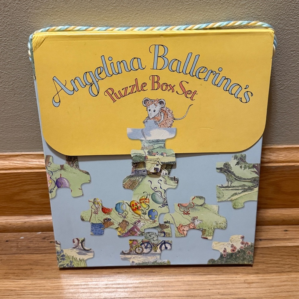 Angelina Ballerina 4-Puzzle Box Jigsaw Puzzle Set